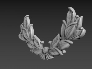 Branch with leaves Modello 3D