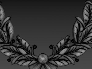 Branch with leaves Modello 3D