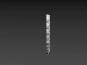 Leaf Wreath Relief 3D Model