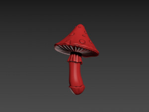 Fly Agaric 3D Принт Модель