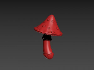 Fly Agaric 3D Принт Модель