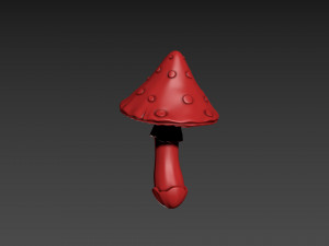 Fly Agaric 3D Принт Модель