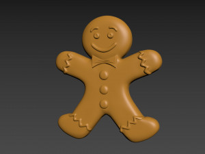 Gingerbread Man 3D Druckmodell