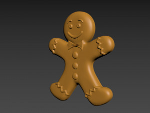 Gingerbread Man 3D Druckmodell