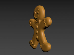 Gingerbread Man 3D Druckmodell