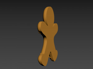 Gingerbread Man 3D Druckmodell