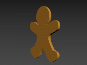 Gingerbread Man 3D Druckmodell