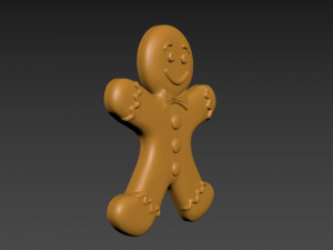 Gingerbread Man 3D Druckmodell