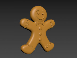 Gingerbread Man 3D Druckmodell