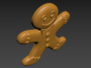 Gingerbread Man 3D Druckmodell