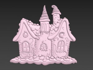 Gingerbread House 3D Принт Модель