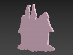 Gingerbread House Model Cetak 3D