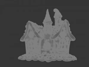 Gingerbread House 3D Print Model