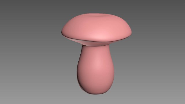 Mushroom 3D Принт Модель .c4d .max .obj .3ds .fbx .stl .blend 