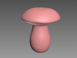Mushroom 3D Print Model