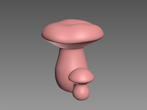 Mushrooms 3D Print Model