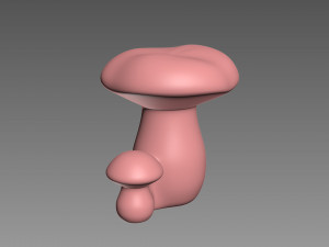 Mushrooms 3D Print Model