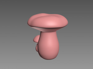 Mushrooms 3D Print Model