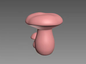 Mushrooms 3D Print Model