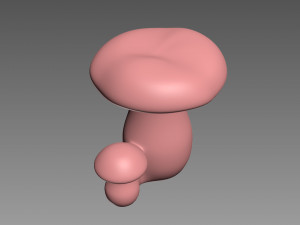 Mushrooms 3D Print Model
