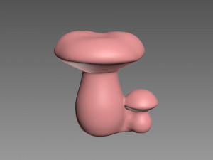 Mushrooms 3D Print Model