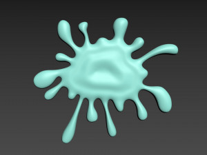 Blot Splash Modelo de Impressão 3D
