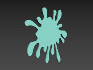 Blot Splash 3D प्रिंट मॉडल