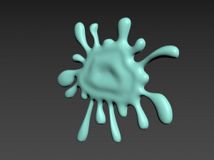 Blot Splash 3D प्रिंट मॉडल