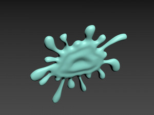 Blot Splash 3D प्रिंट मॉडल