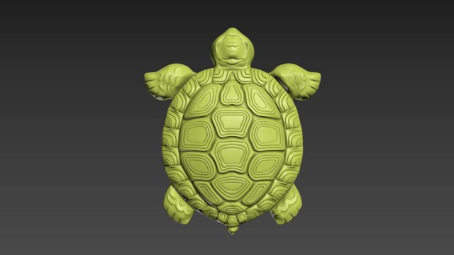 Turtle 3D Print Model .c4d .max .obj .3ds .fbx .stl .blend 