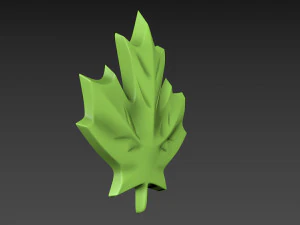 Maple Leaf 3D Print Model