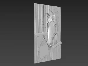 Horse Relief 3D Model