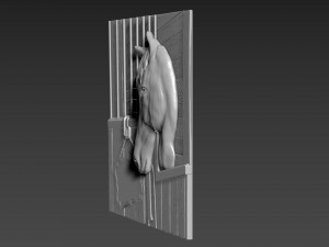 Horse Relief 3D 모델