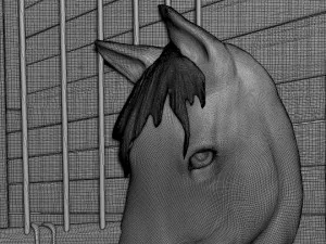 Horse Relief 3D Model