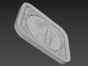 Bas-Relief Angels Modello 3D