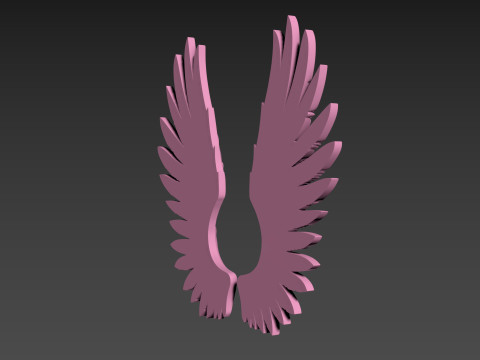 Wings relief 3D प्रिंट मॉडल