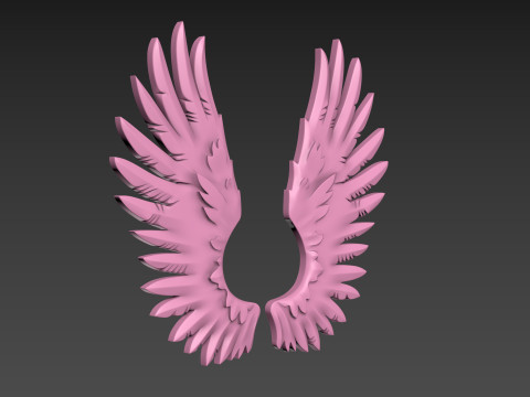 Wings relief 3D प्रिंट मॉडल