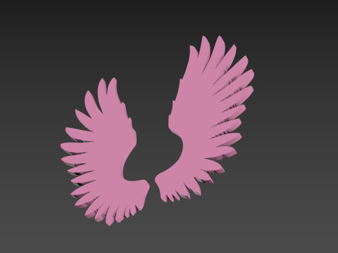 Wings relief 3D प्रिंट मॉडल