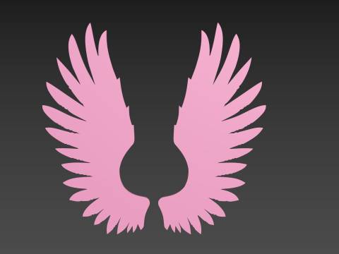 Wings relief 3D प्रिंट मॉडल