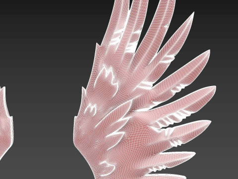 Wings relief 3D प्रिंट मॉडल
