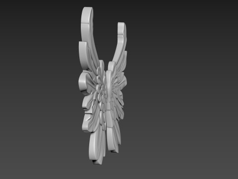 Wings Relief 3D Model