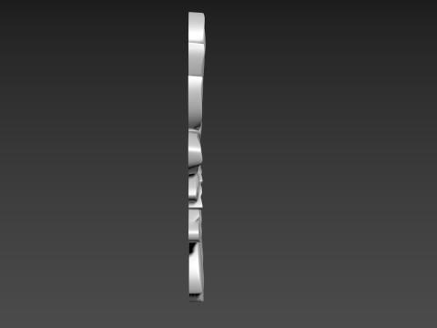 Wings Relief 3D Model