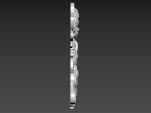 Angel Bas-Relief 3D-Modell