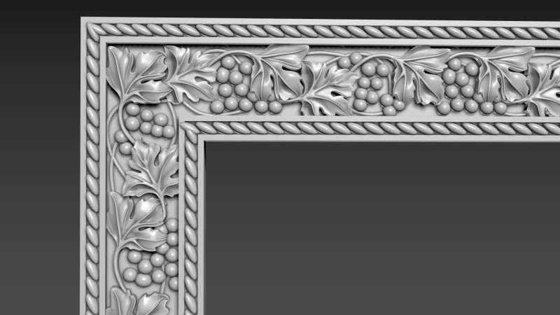 Frame picture mirror religion 3D Модель .c4d .max .obj .3ds .fbx .stl .blend 