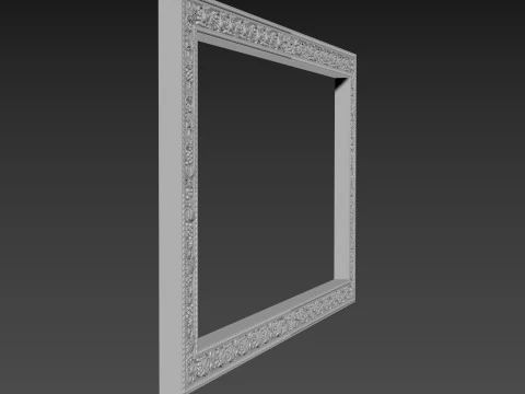 Frame picture mirror religion 3D Model