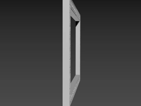 Frame picture mirror religion 3D Model