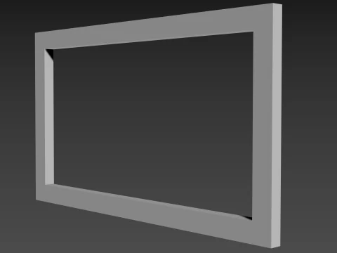 Frame picture mirror religion 3D Model
