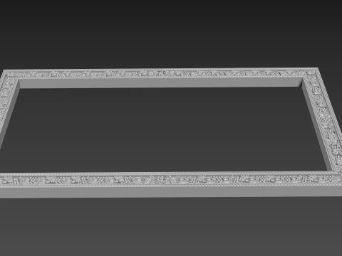 Frame picture mirror religion 3D Model