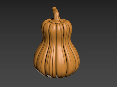 Verdure di zucca2 Modello di stampa 3D