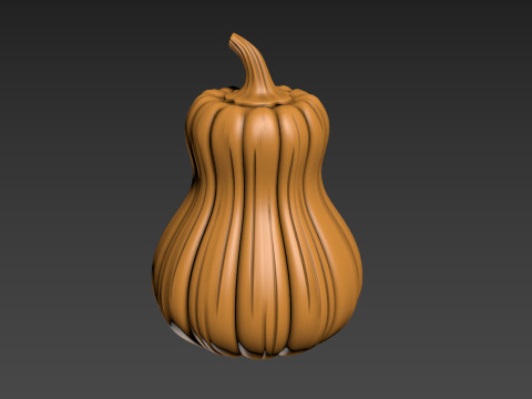 Pumpkin Vegetable2 3Dプリントモデル